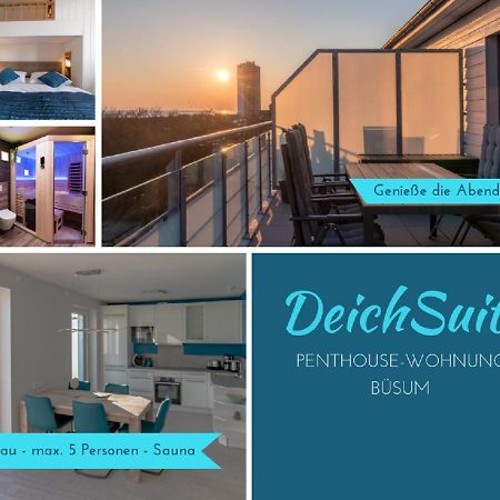 5 Sterne Penthouse DeichSuite Büsum Exterior foto