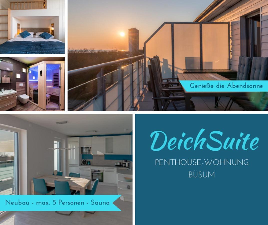 5 Sterne Penthouse DeichSuite Büsum Exterior foto